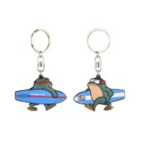 ST 데이브 키 체인 서프보드 - 블루