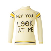 AQA 주니어 래시가드 긴팔 - 블랙/그레이 140