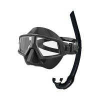 메르노바 프리다이빙 마스크 + 스노클 세트 - 화이트