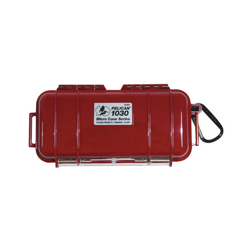 펠리칸 1030 마이크로케이스 - 블랙/클리어